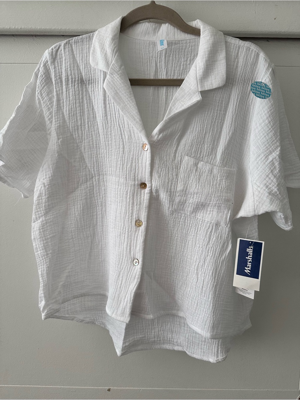 Bliss White Gauze Matching Set